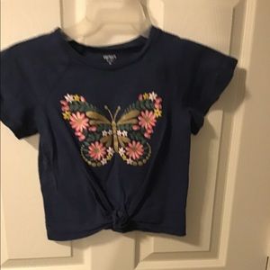 Toddler Butterfly Girls Top Size 8